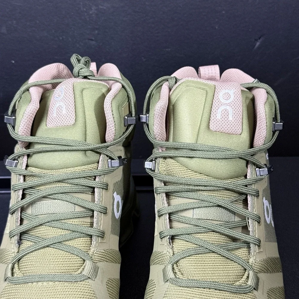 On Cloud CloudRock Waterproof‎ Hiking Boot Sneaker Women's Size 5 Olive Green